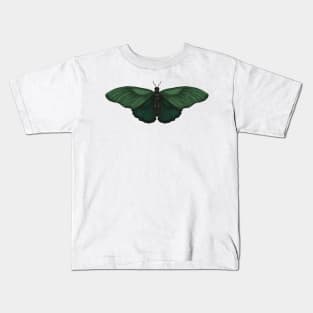 Green Butterfly Kids T-Shirt